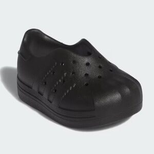 NWOT Adidas AdiForm Superstar 36 Slip on Black Shoes -Size 4K